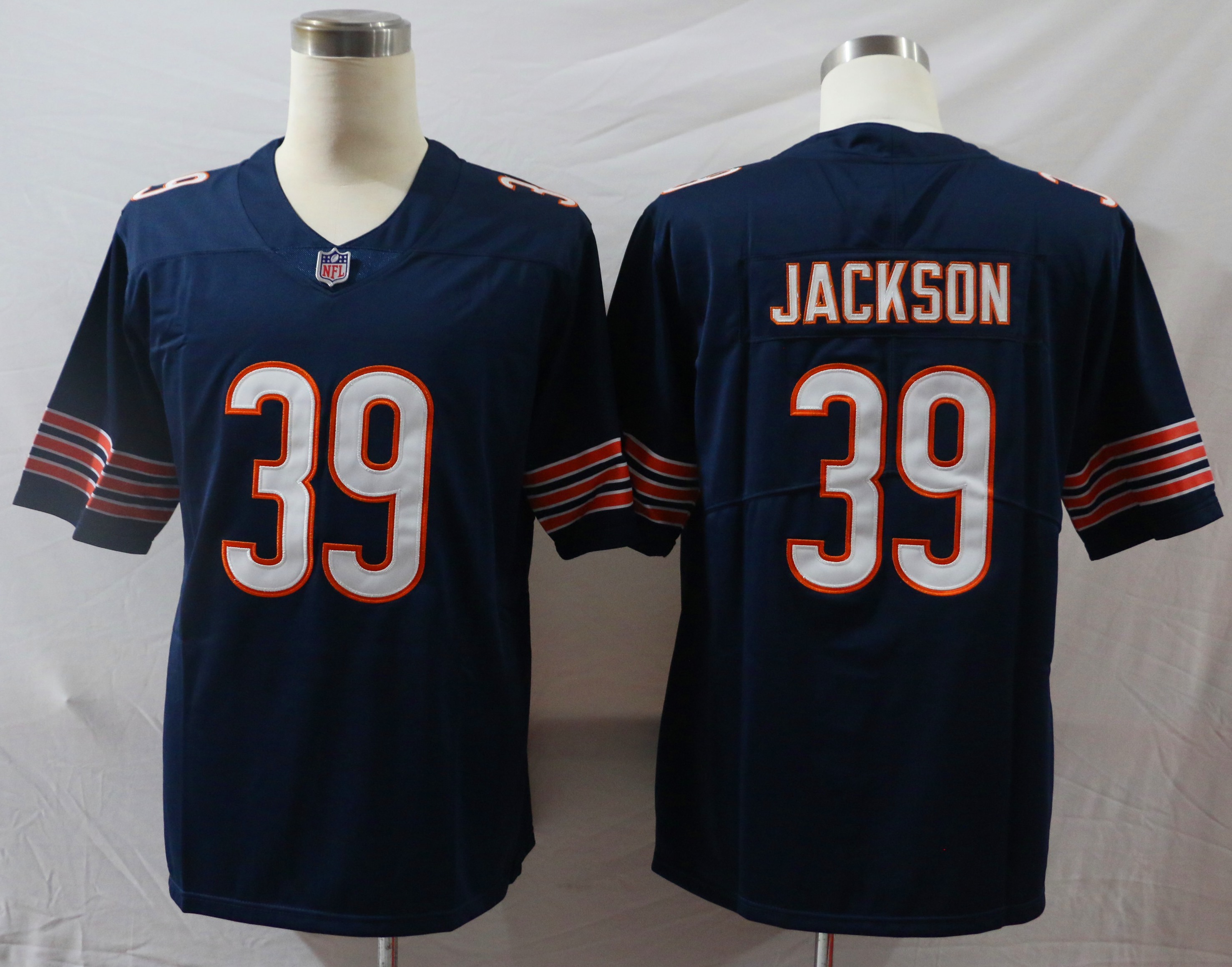 Men's Chicago Bears Eddie Jackson #39 Navy Jersey